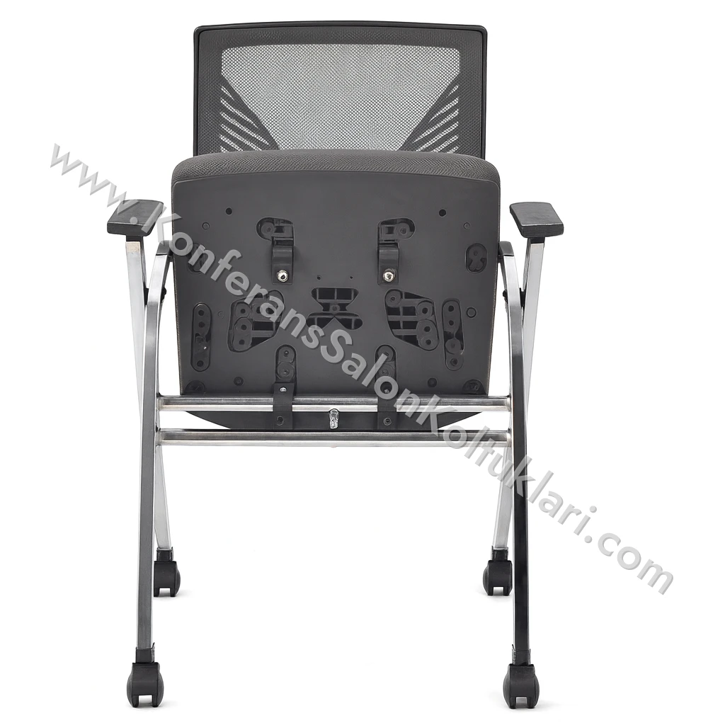 Mobil Eğitim Koltuğu | Fileli Sırt ve Katlanabilir Tasarım